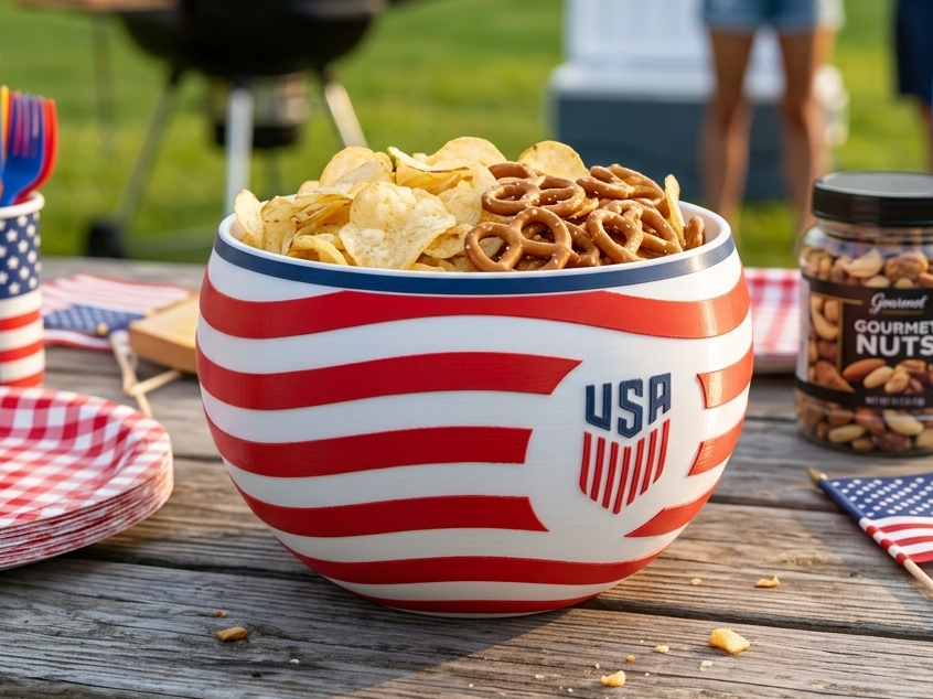 FIFA World Cup Team USA Soccer Snack Bowl – 2026