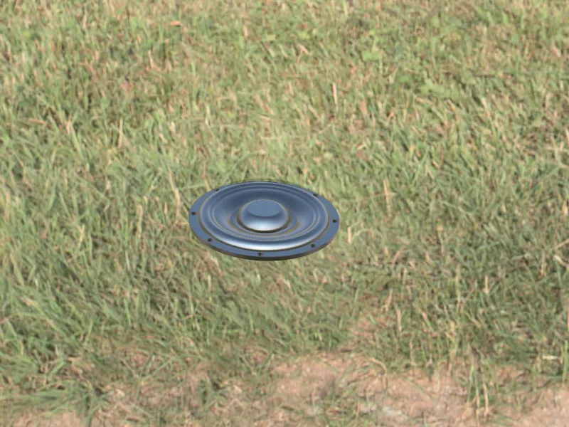 Bass Sub Disk Golf marker