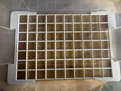 Ikea Samla 45L Gridfinity Baseplate Adapter