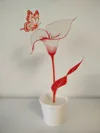 Solo Lily with Butterfly