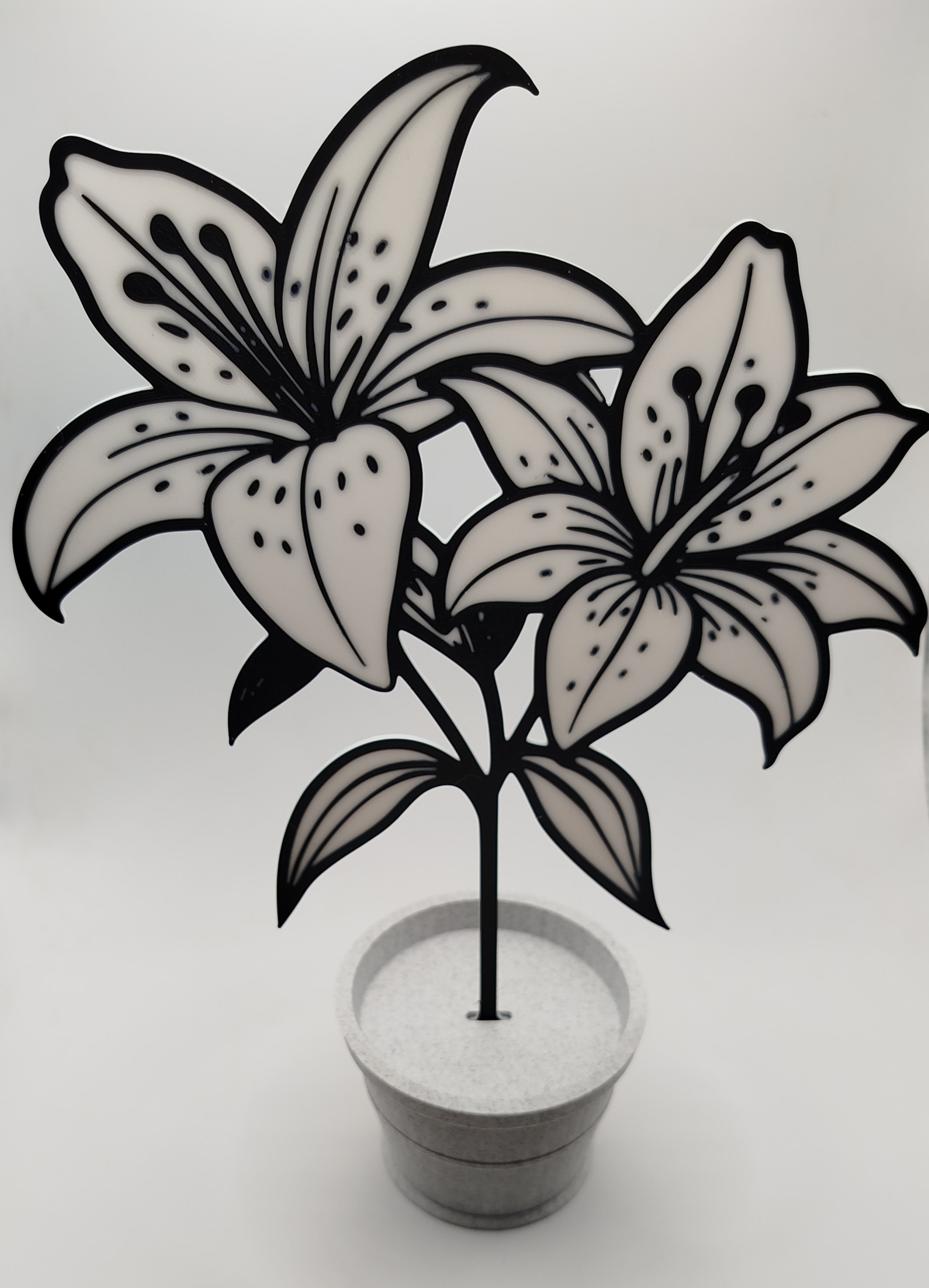 Miniatura 7 do modelo 3D Lilien im Topf