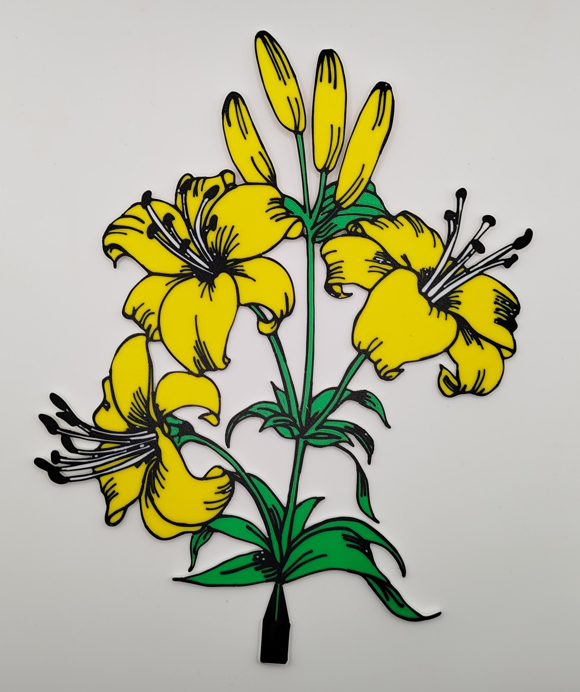 Miniatura 6 do modelo 3D Lilien im Topf
