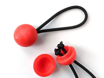 Bungee tie, Bongo tie, hidden knots