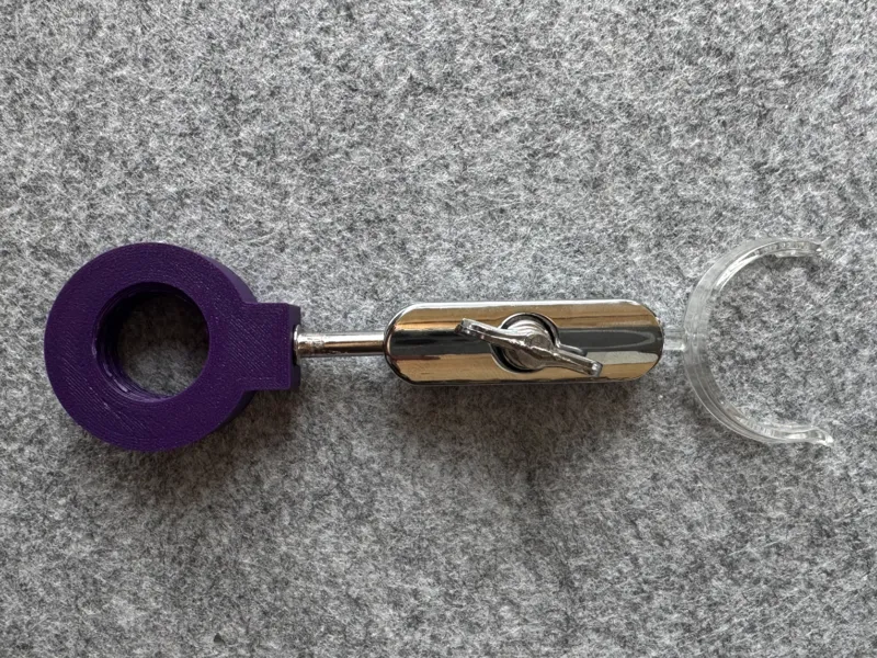 Flexible & sturdy arm 1/4 " hole end-effector