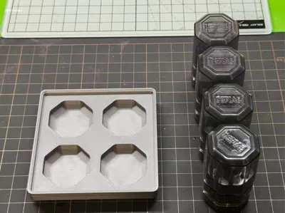 Gridfinity base for Dspiae drill bit storage box
