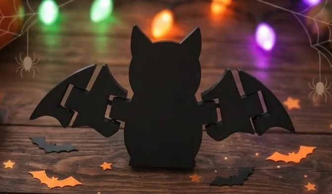 Halloween Themed Fidget Toys - Bat, Pumpkin, Ghost - Free 3D Print ...