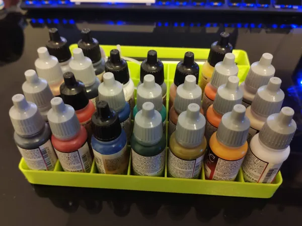 Plateau organisateur pour peintures Vallejo