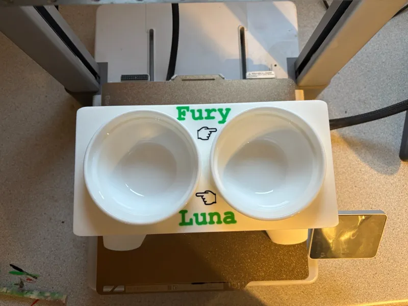 Elevated food bowls
