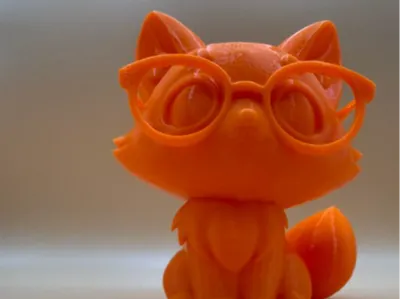 Fox with glasses, Smart fox