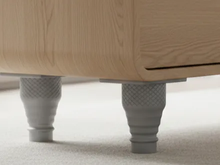 "ElegantWave" Furniture Feet