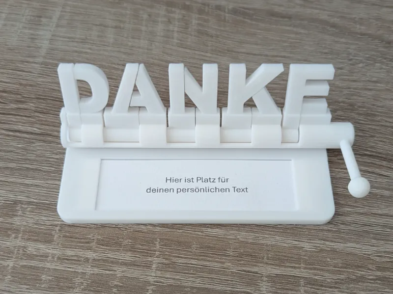 DANKE-Schild