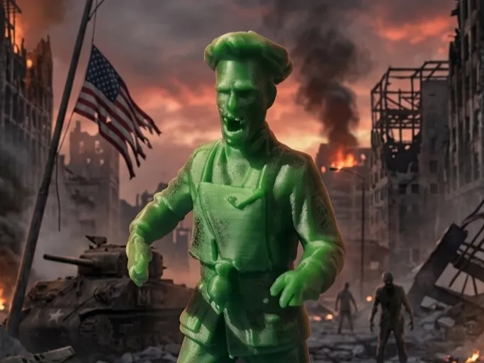 soldatino zombie cuoco