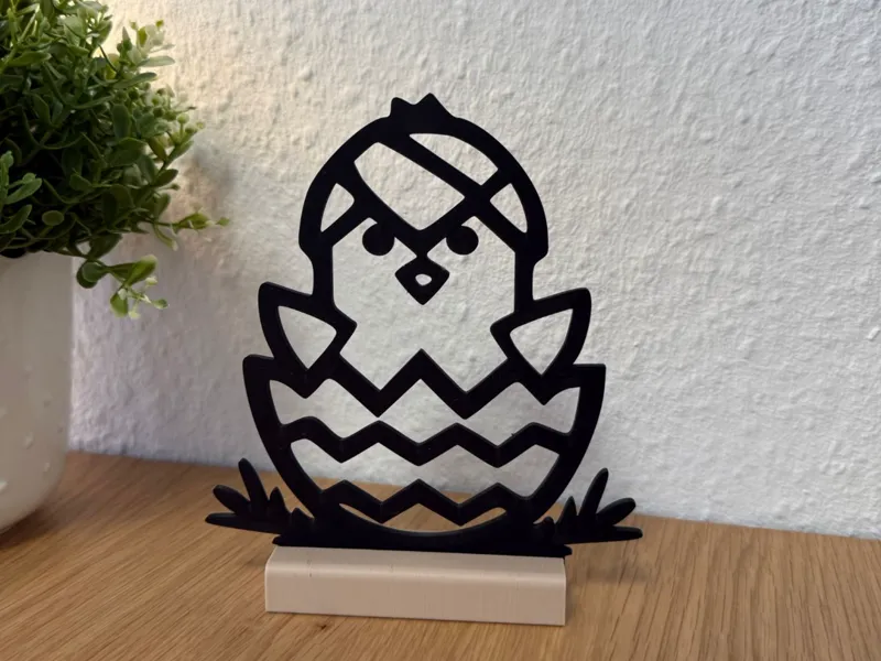 Cute Easter Chick in Egg