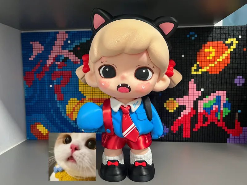 zoraa芭蕾猫38CM（全分件版本-双版本38CM/28CM）无猫版