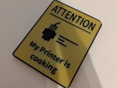 ATTENTION My Printer is cooking