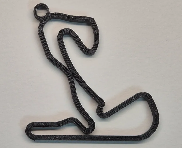 Zandvoord Netherlands circuit Keychain Formula 1