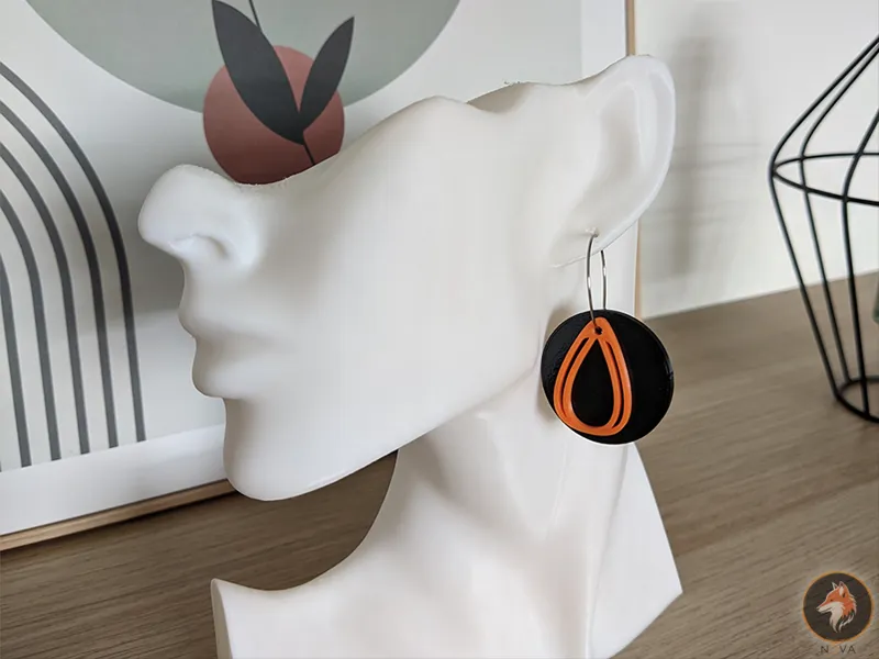 Boucles d’oreilles "Larmes" 