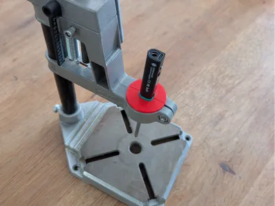 Pinecil V2 Drill Press Holder 43 mm Column Adapter