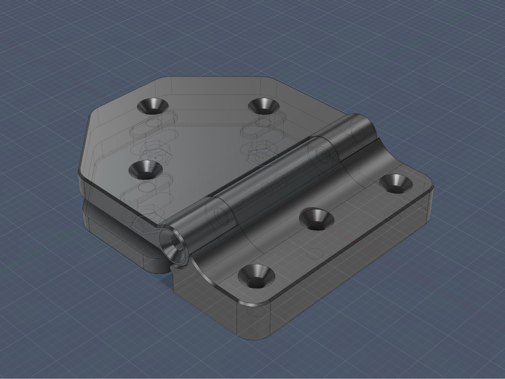 Strong Hinge for IKEA SKADIS
