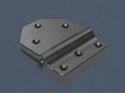 Strong Hinge for IKEA SKADIS