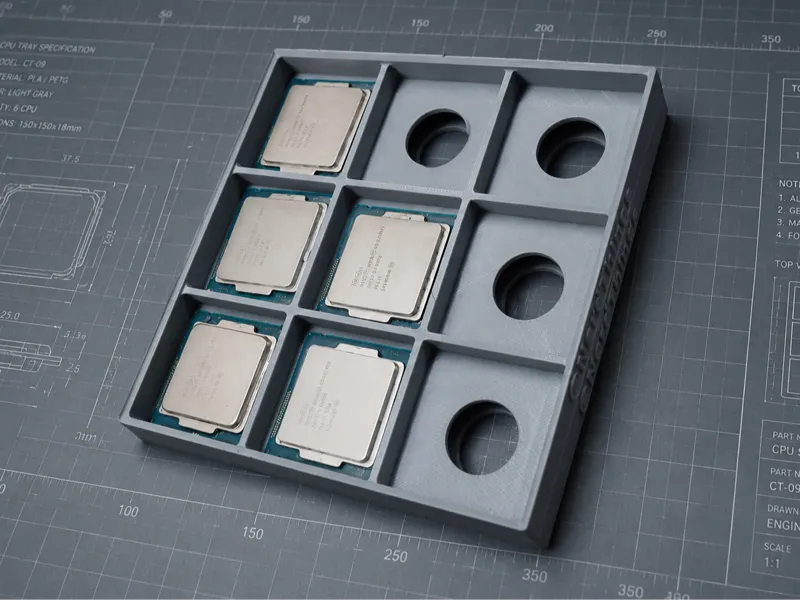 Intel CPU Holder Stackable Tray 