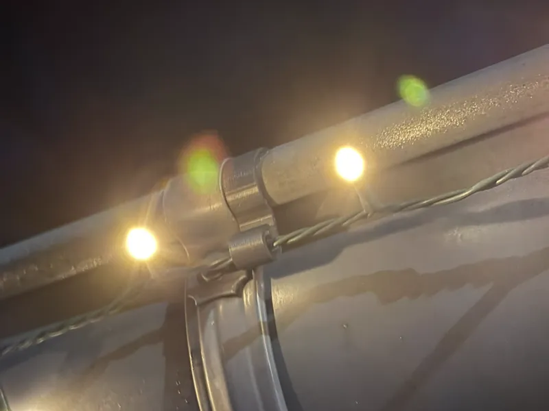 Gutter hook for Christmas lights