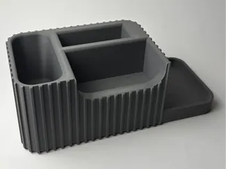 Desk-organizer mit Rillendesign