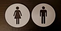Pancarte de toilettes — photo 2