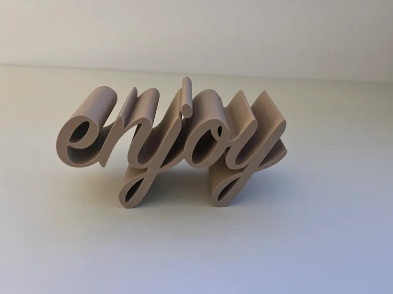 enjoy Schriftzug