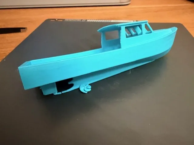Downeast Lobster boat - Free 3D Print Model - MakerWorld