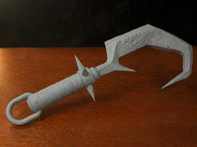 Swords (scythes) of Lobo from Supergirl DC movie