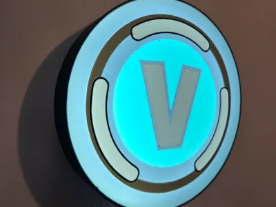 V buck coin lamp fortnite 