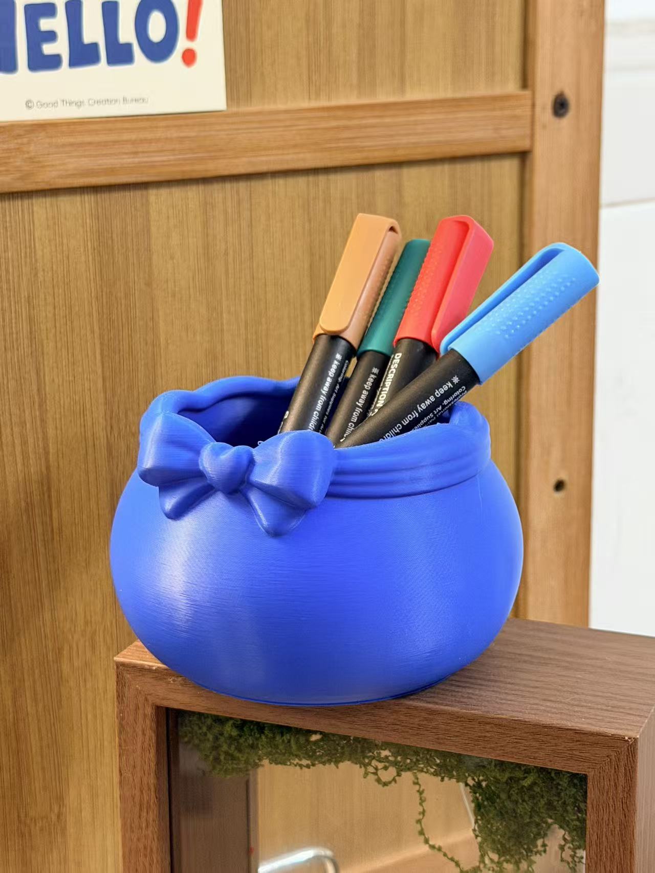 Miniatura 2 do modelo 3D 可爱蝴蝶结收纳罐