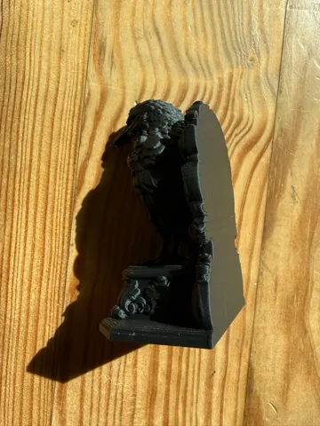 Figura decorativa: Gothic Raven Baroque Poe Statue Bookend — vista de referencia 4