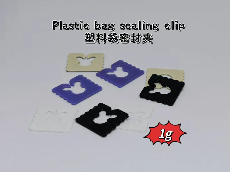 plastic bag closure clip