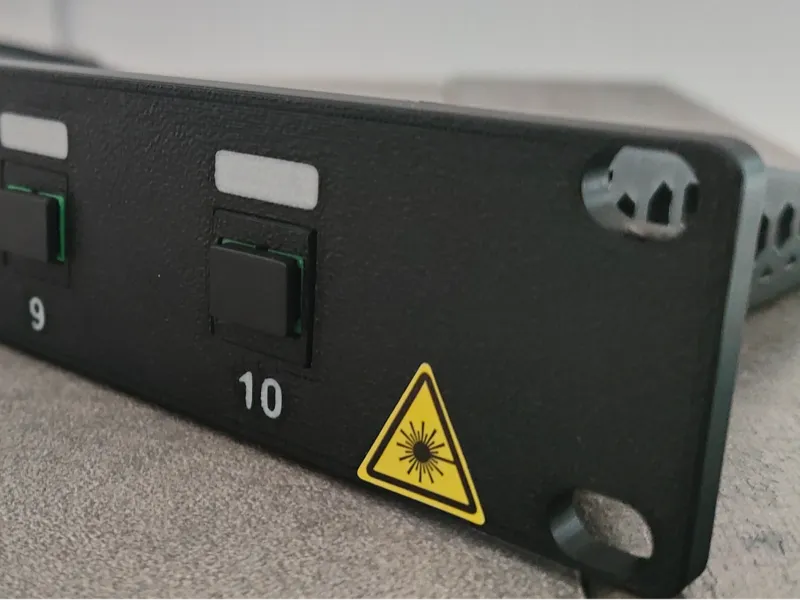 Patch panel 19" fibra ottica SC/PC - SC/APC