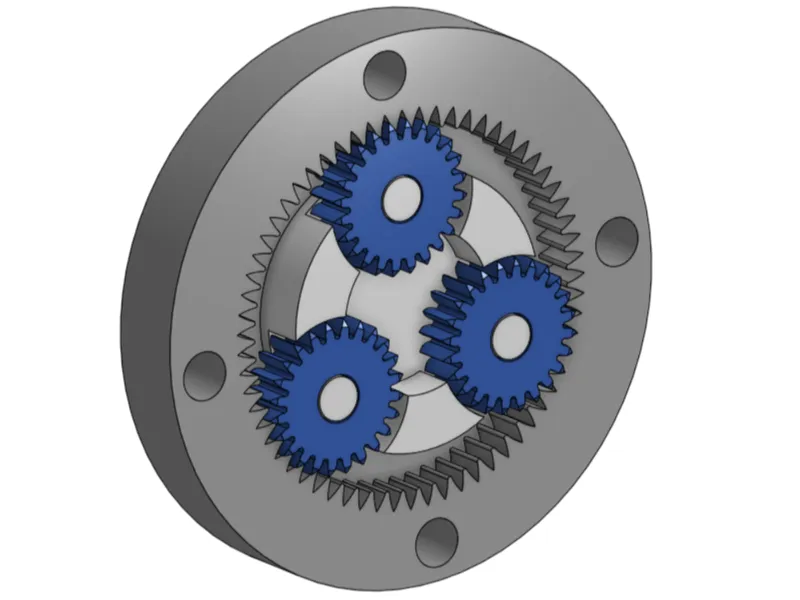 Fidget Toy - Silky Smooth PLA Planetary Gearbox