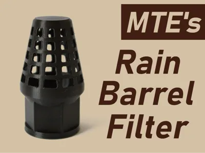MTE's Rain Barrel Filter G3/4''