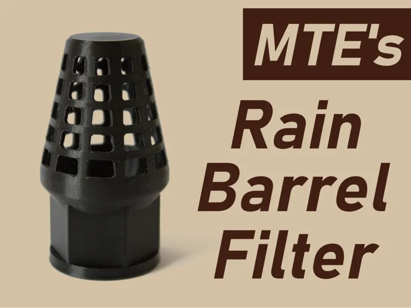 MTE's Rain Barrel Filter G3/4''