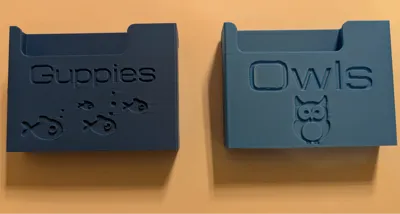 Hook-on Post It Holder