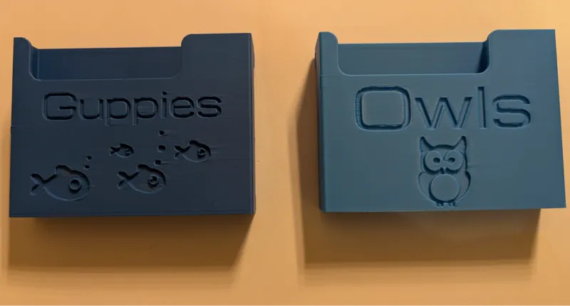 Hook-on Post It Holder