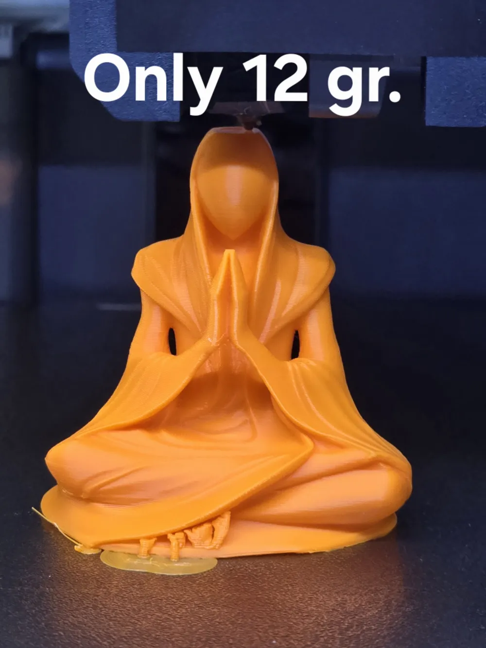 Mystical alien figure in yoga meditation - Free 3D Print Model - MakerWorld