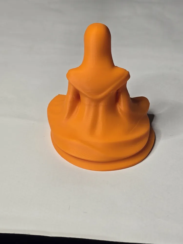 Mystical alien figure in yoga meditation - Free 3D Print Model - MakerWorld