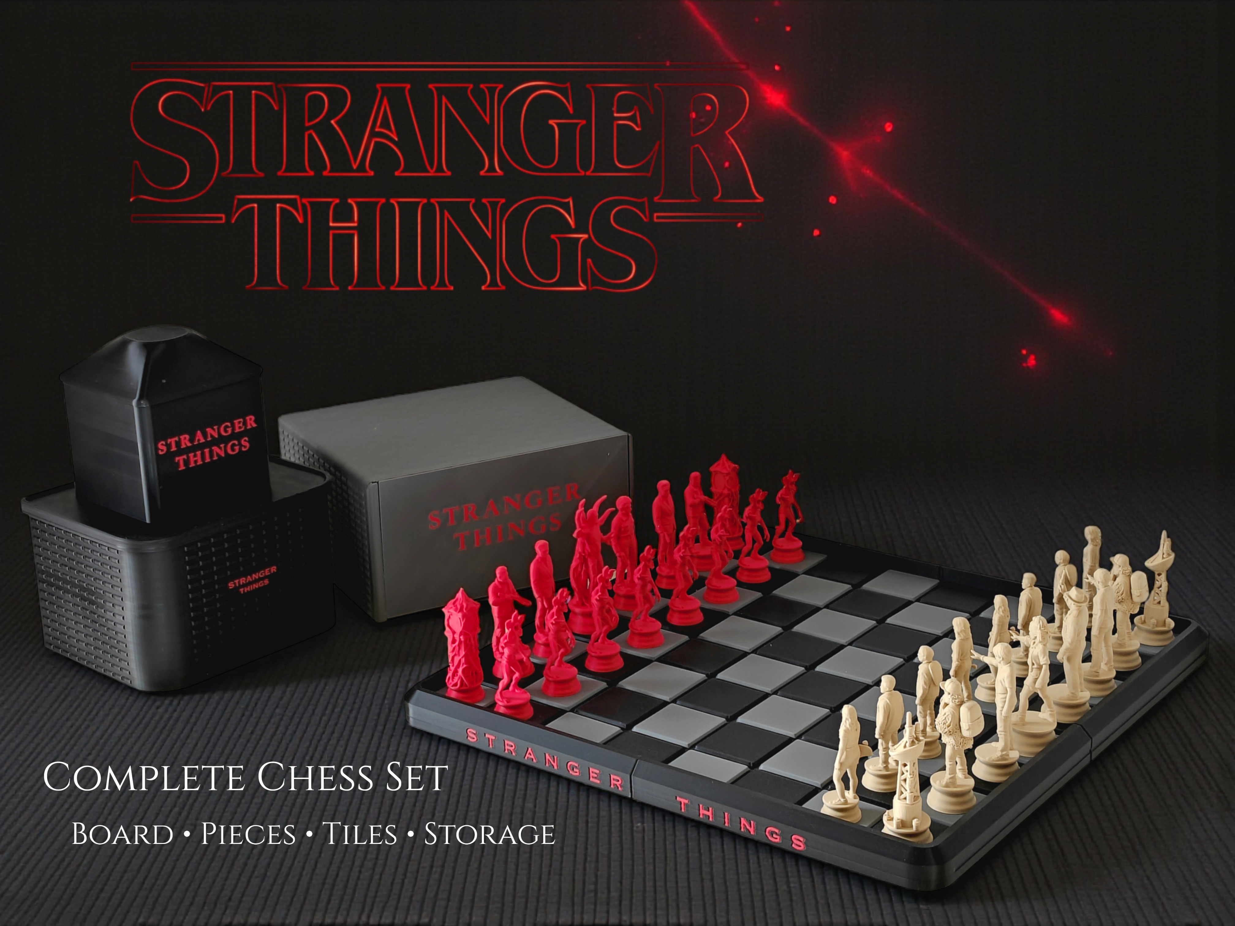 Miniatura 3 do modelo 3D Stranger Things – Complete Chess Set