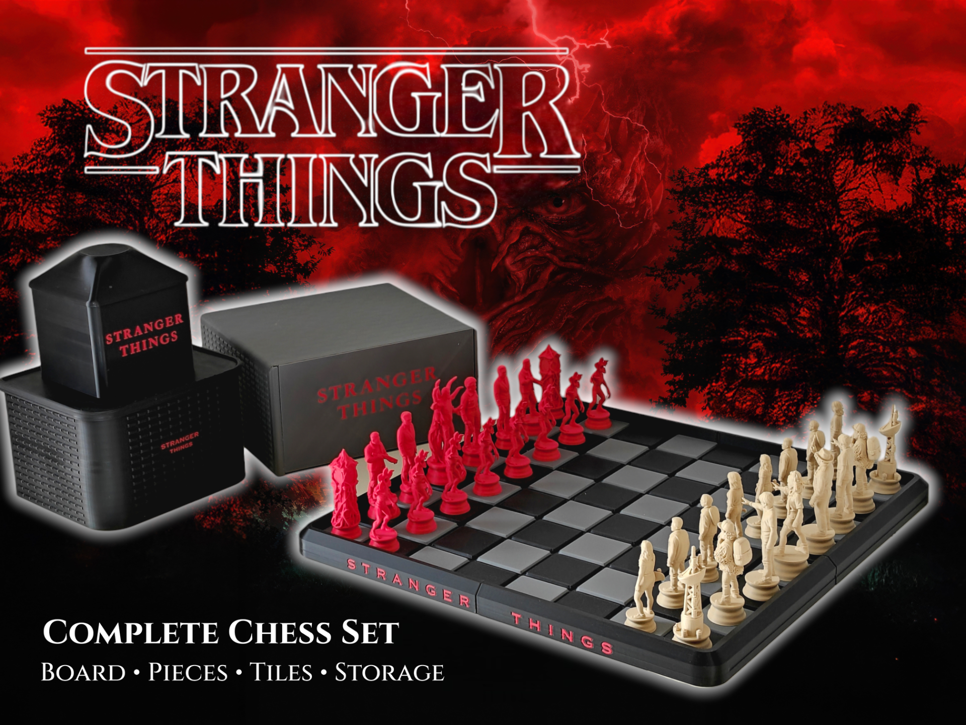 Stranger Things – Complete Chess Set