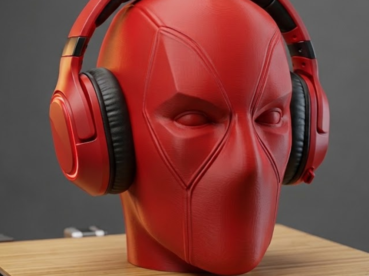 Suporte de headset do DeadPool (NO AMS) Easy print