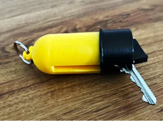 Floating Dive Cylinder Key Holder Keyring
