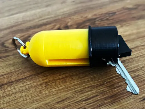 Floating Dive Cylinder Key Holder Keyring