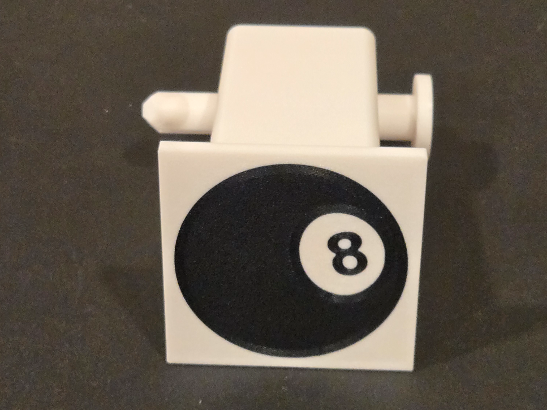 8 Ball Billiards 2" trailer hitch cover