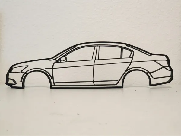 Silhouette murale Honda Accord 8e génération